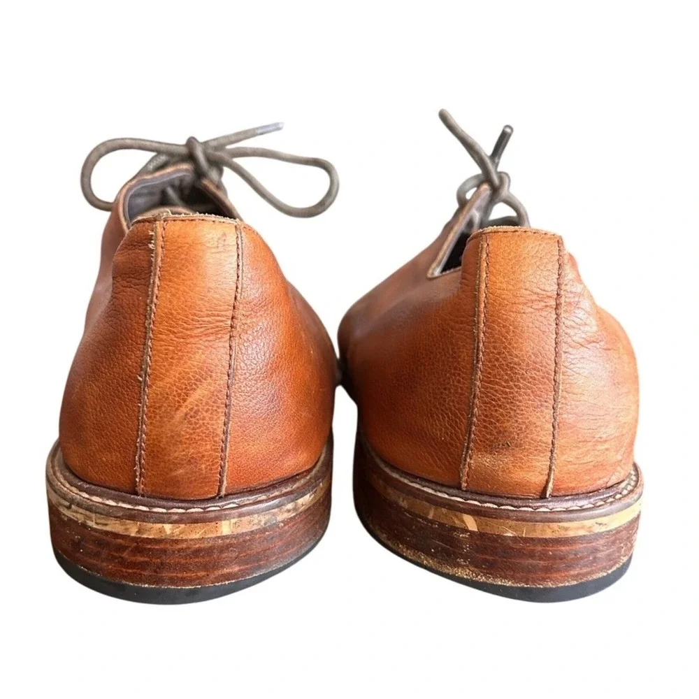 Aston Grey‎ Leather Dress Shoes Oxford Lace Up Casual Brown Shoes 13